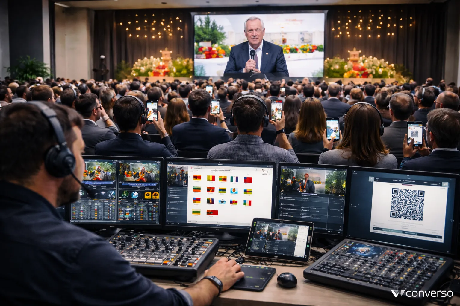 Townhall streaming multilingua per multinazionale food