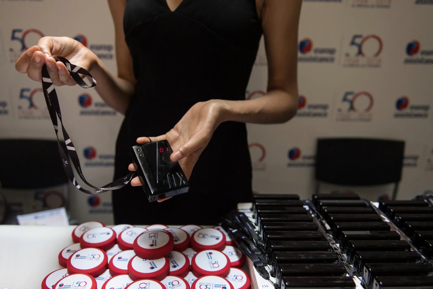 Ricevitori per interpretazione simultanea durante un evento